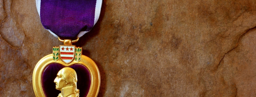 a medal on a table